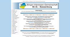 Desktop Screenshot of big-sassenburg.de