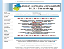 Tablet Screenshot of big-sassenburg.de